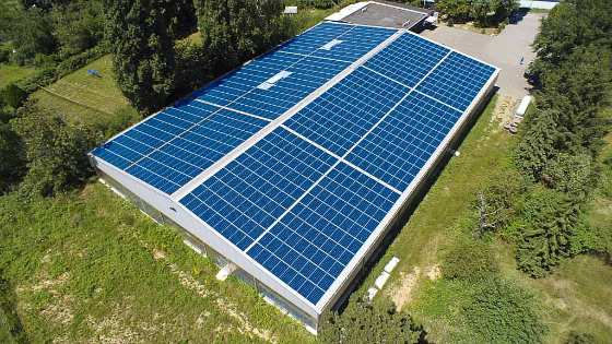 Photovoltaik auf landwirtschaftlichem Gebäude