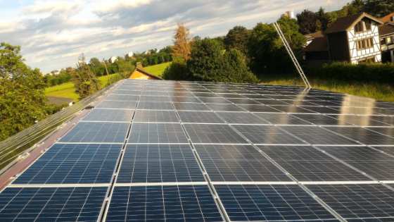 Photovoltaik auf grossem Flachdach